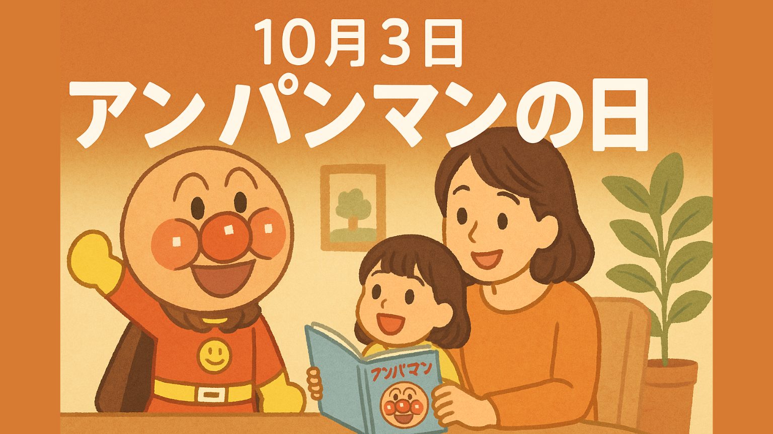 10月3日は「アンパンマンの日」|放送開始から令和まで続く国民的アニメの魅力とやなせたかしの哲学