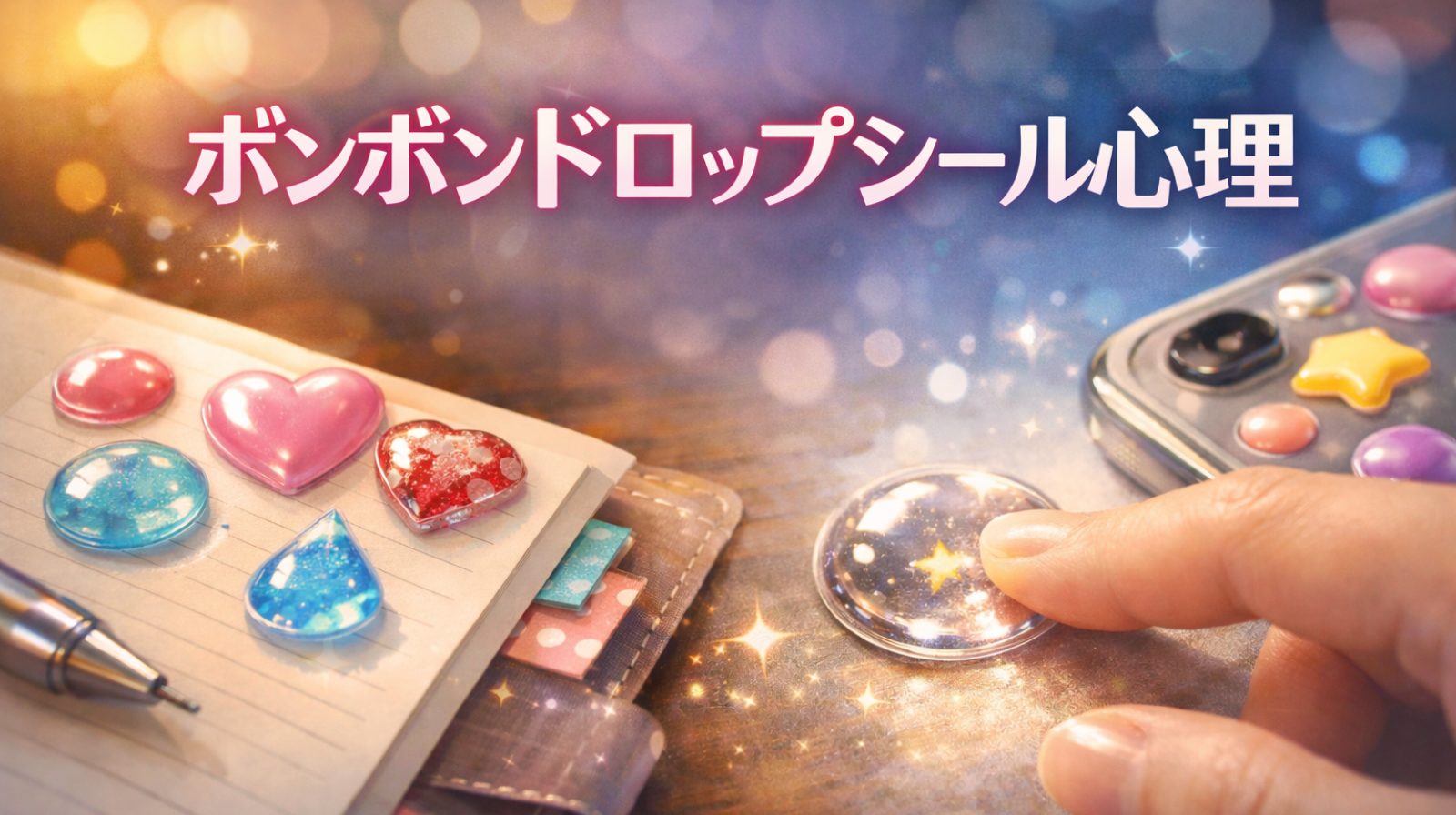 ボンボンドロップシール心理｜失われた質感を求める理由