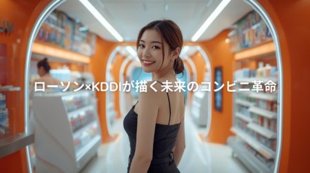 ローソン×KDDIが描く未来のコンビニ革命