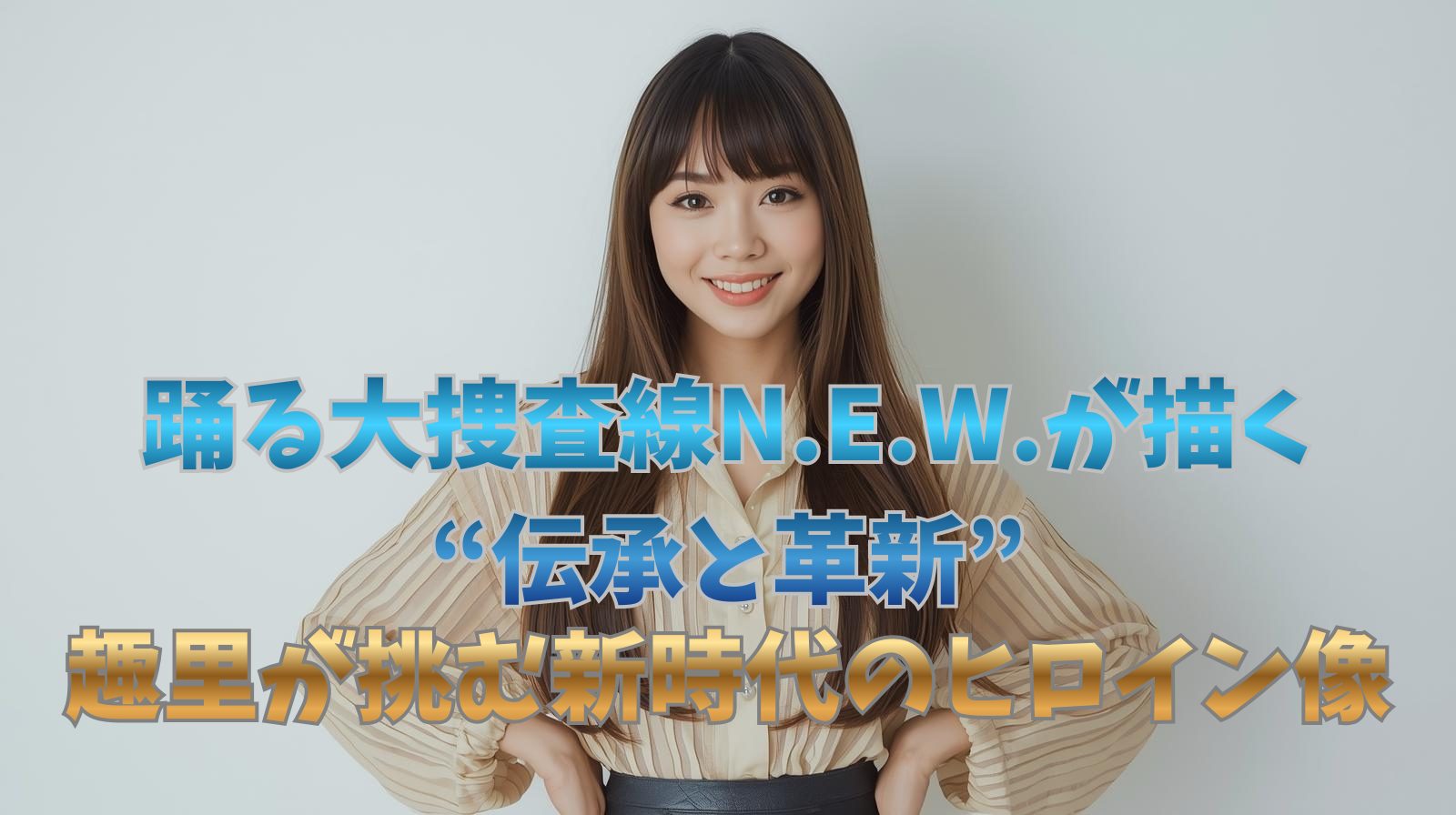 趣里が挑む新時代のヒロイン像｜踊る大捜査線N.E.W.が描く“伝承と革新”