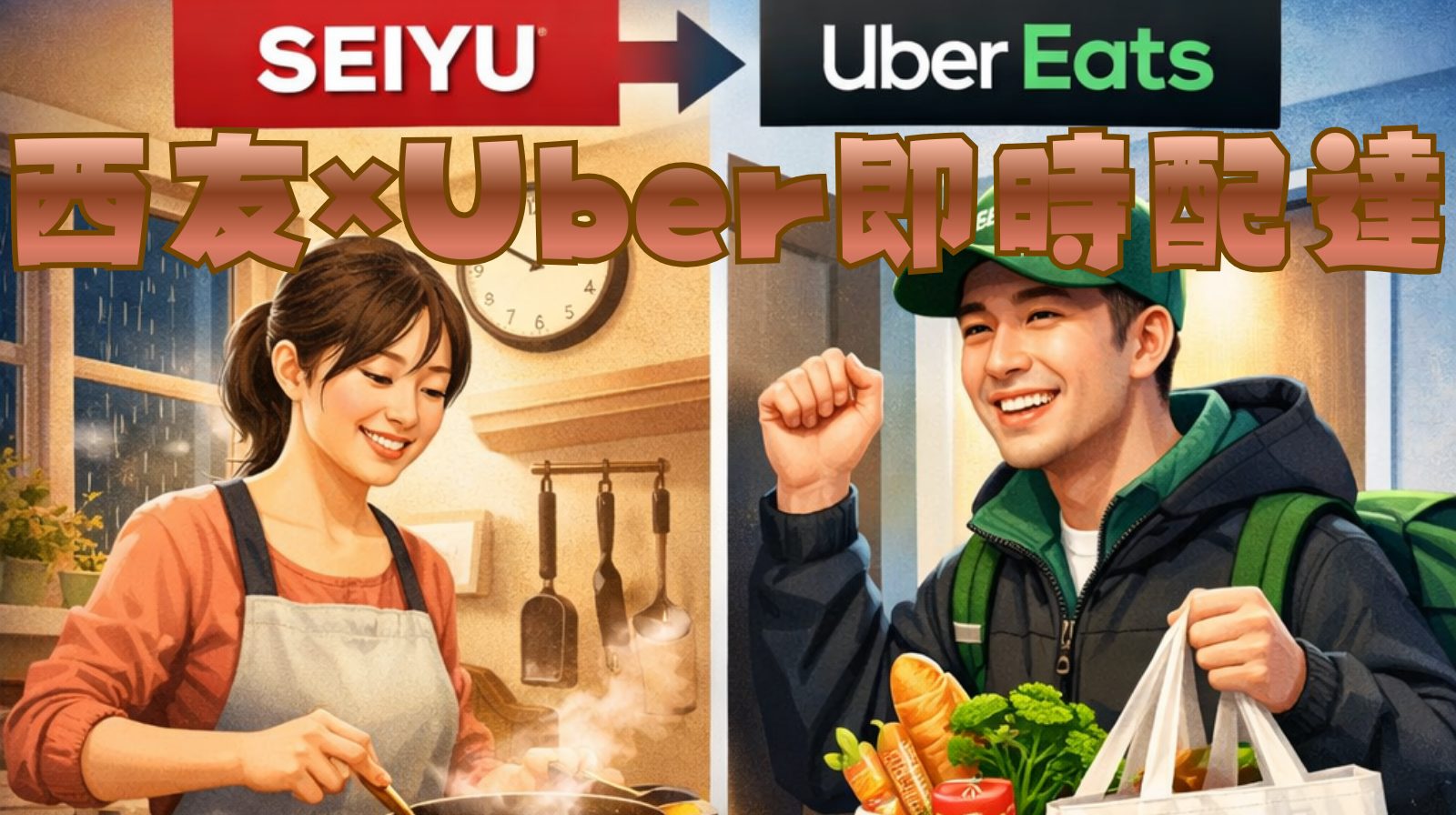 西友×Uber即時配達｜時間資源を回収する新常識