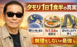 タモリ1日1食半の真実