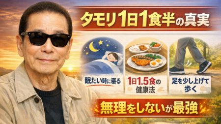 タモリ1日1食半の真実
