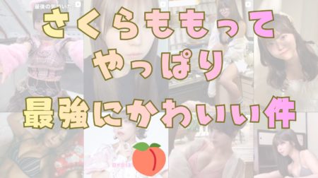 さくらももって、やっぱり最強にかわいい件🍑🩷