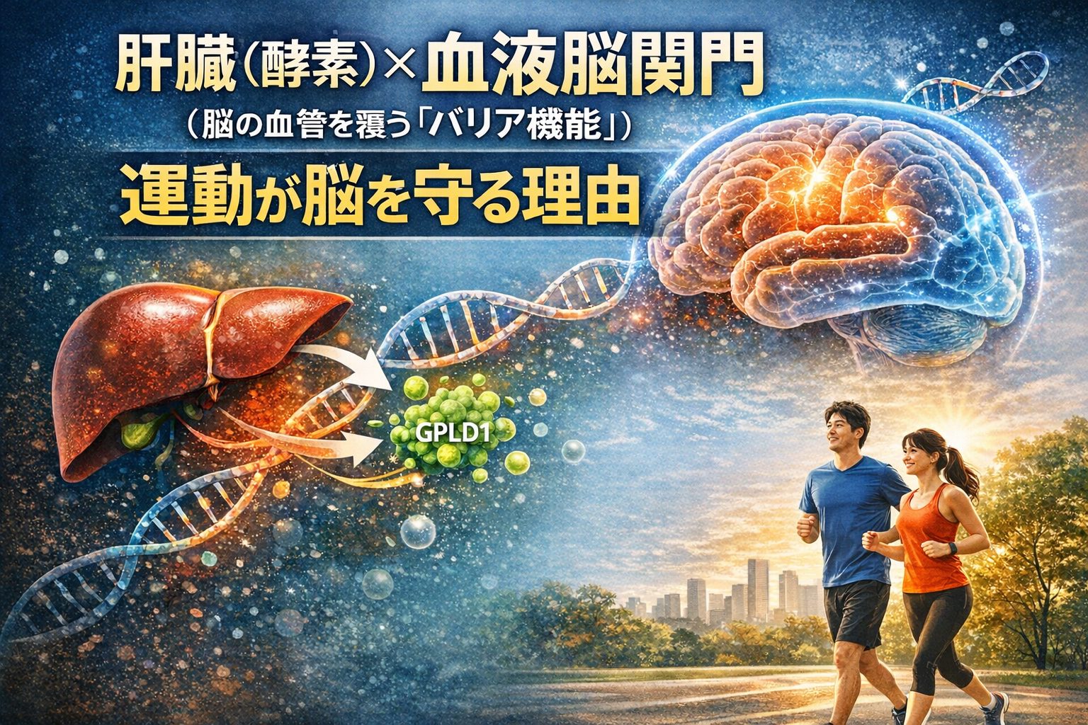 肝臓（酵素）×血液脳関門（脳の血管を覆う「バリア機能」）｜運動が脳を守る理由